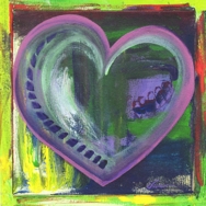 Heart of Lavender gicl&#233;e print - Heartful Art by Raphaella Vaisseau