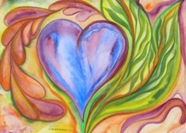 Heart of Nature - Heartful Art by Raphaella Vaisseau