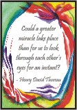 Could a greater miracle Henry David Thoreau magnet - Heartful Art by Raphaella Vaisseau