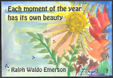 Each Moment Emerson magnet - Heartful Art by Raphaella Vaisseau