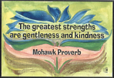 Greatest strengths Mohawk magnet - Heartful Art by Raphaella Vaisseau