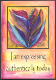 I am expressing authentically magnet - Heartful Art by Raphaella Vaisseau
