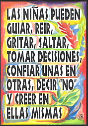 Las Ninas Pueden what girls can do Spanish magnet - Heartful Art by Raphaella Vaisseau