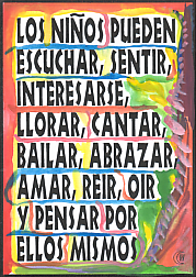 Los Niños Pueden what boys can do Spanish magnet - Heartful Art by Raphaella Vaisseau