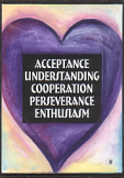 Acceptance, Understanding, Cooperation magnet - Heartful Art by Raphaella Vaisseau