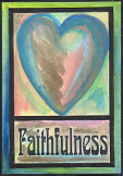 Faithfulness magnet - Heartful Art by Raphaella Vaisseau