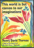 This world is but canvas Henry David Thoreau magnet - Heartful Art by Raphaella Vaisseau