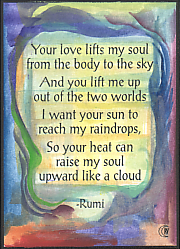 Your love lifts my soul magnet - Rumi