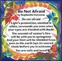 Be not afraid original poem magnet - Heartful Art by Raphaella Vaisseau