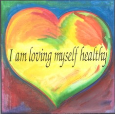 I am loving myself healthy magnet