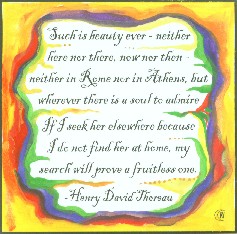 Such is beauty ever magnet - Henry David Thoreau