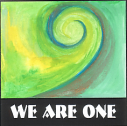 We Are One magnet - Heartful Art by Raphaella Vaisseau