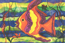 Fish postcards - Heartful Art by Raphaella Vaisseau