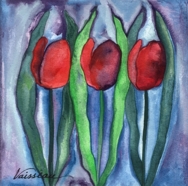 Tulips 1 gicl&#233;e print - Heartful Art by Raphaella Vaisseau