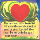 Best and most beautiful Helen Keller magnet - Heartful Art by Raphaella Vaisseau