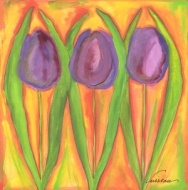Tulips 3  - Heartful Art by Raphaella Vaisseaugicl&#233;e print