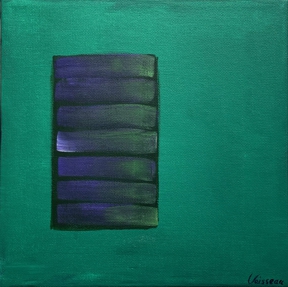 Zen Portal 727 (10 x 10) - Heartful Art by Raphaella Vaisseau