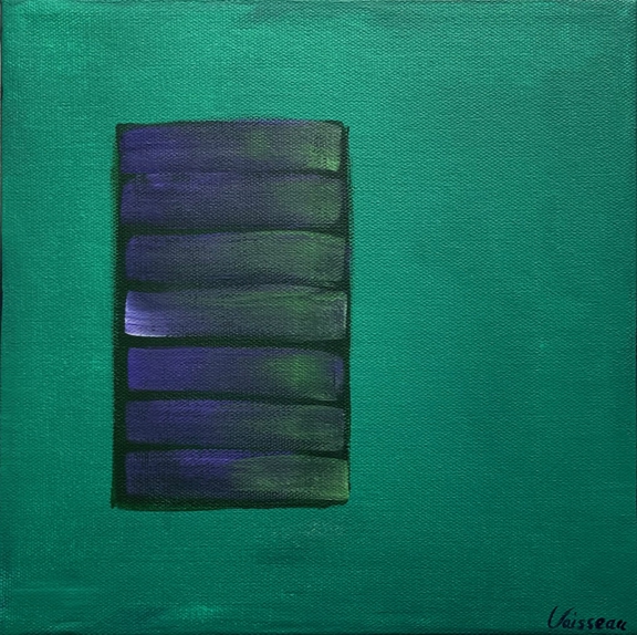 Zen Portal 727 (10 x 10) - Heartful Art by Raphaella Vaisseau