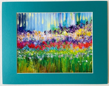 Asheville Summer Garden print - Heartful Art by Raphaella Vaisseau