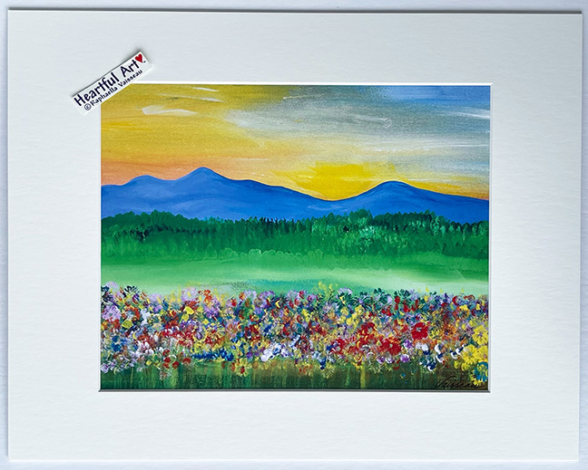 Blue Ridge Mountains Biltmore print - Heartful Art by Raphaella Vaisseau