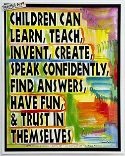What children can do poster (11x14) - Heartful Art by Raphaella Vaisseau