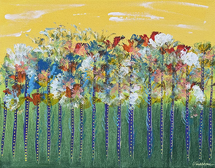 Garden Party (11x14) - Heartful Art by Raphaella Vaisseau