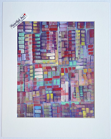 Grid 6 print - Heartful Art by Raphaella Vaisseau