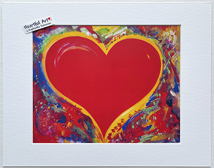 Heart of Glass print - Heartful Art by Raphaella Vaisseau