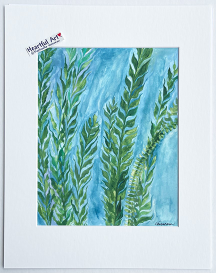 Kelp Forest print - Heartful Art by Raphaella Vaisseau