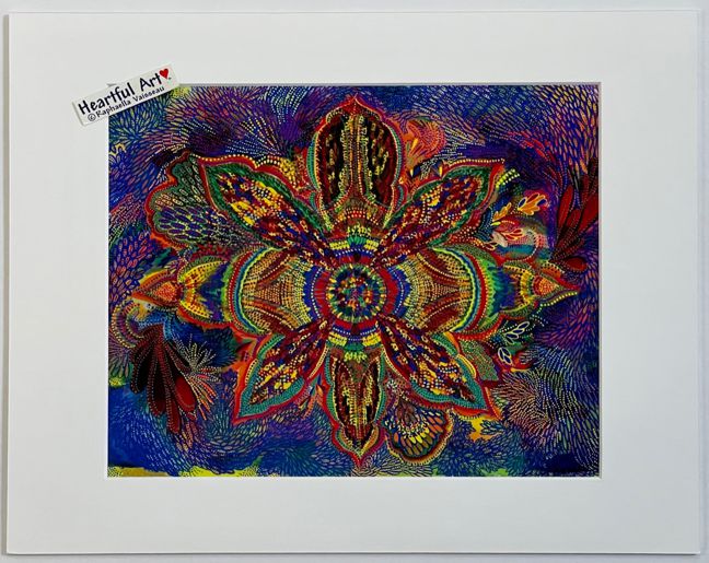 Mandala print - Heartful Art by Raphaella Vaisseau