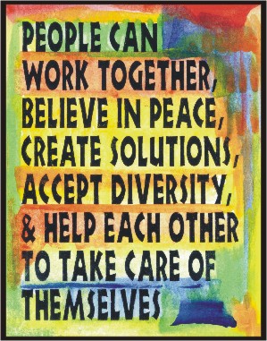 What people can do poster (11x14) - Heartful Art by Raphaella Vaisseau