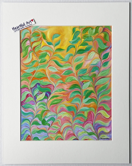 Vines 2 print - Heartful Art by Raphaella Vaisseau