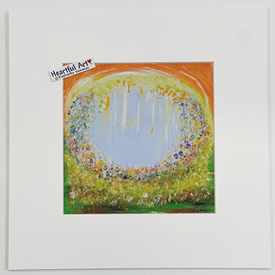 Garden Waterfall print - Heartful Art by Raphaella Vaisseau