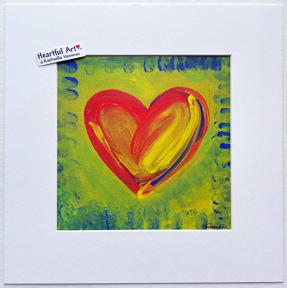 Heart of Hawaii print - Heartful Art by Raphaella Vaisseau