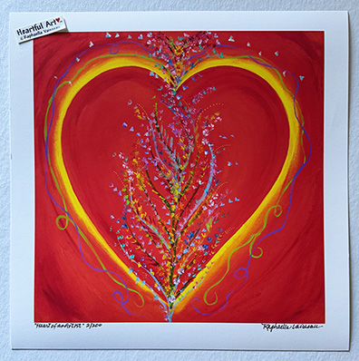 Heart of an Artist (print) - Heartful Art by Raphaella Vaisseau