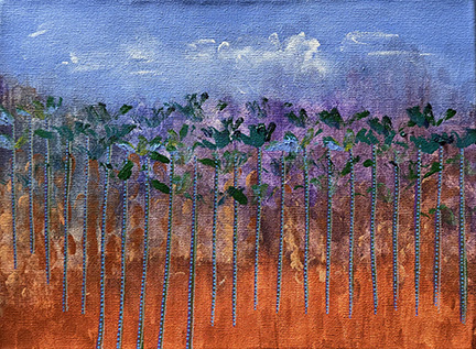 Morning Over Ancient Ground (12x16) - Heartful Art by Raphaella Vaisseau