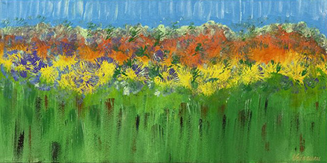 Asheville Spring (12x24) - Heartful Art by Raphaella Vaisseau