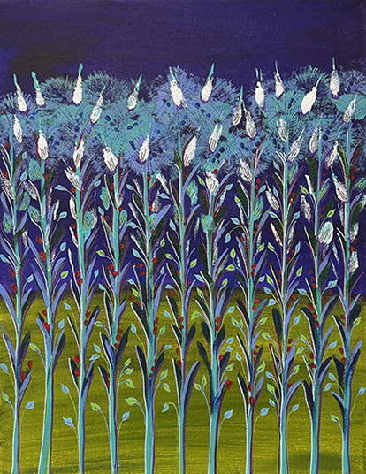 Between Earth and Dusk (14x18) - Heartful Art by Raphaella Vaisseau