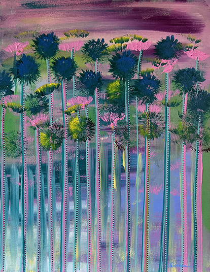 Miami Nights (14x18) - Heartful Art by Raphaella Vaisseau