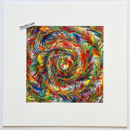 Autumn Vortex print - Heartful Art by Raphaella Vaisseau