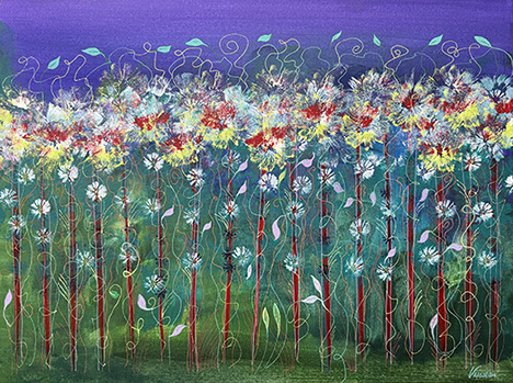 Garden of Dreams (18x24) - Heartful Art by Raphaella Vaisseau