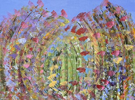 Holding Light (18x24) - Heartful Art by Raphaella Vaisseau