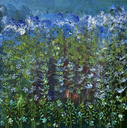 Light In The Forest (20x20) - Heartful Art by Raphaella Vaisseau