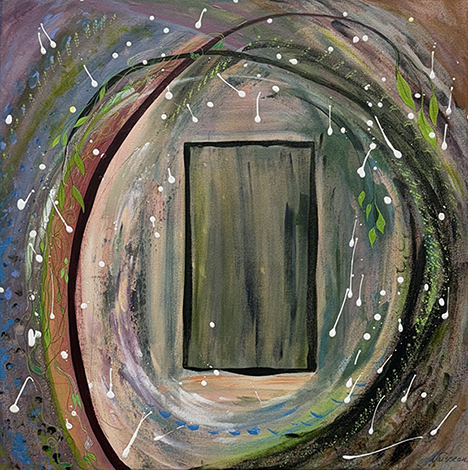 Dripping Goodness (24x24) - Heartful Art by Raphaella Vaisseau