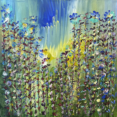 Optimism (24x24) - Heartful Art by Raphaella Vaisseau