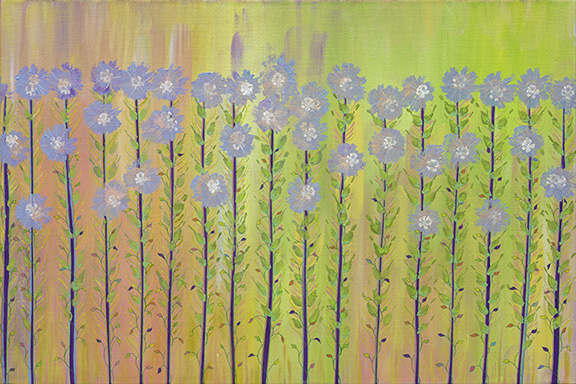 Confident Stillness (24x36) - Heartful Art by Raphaella Vaisseau