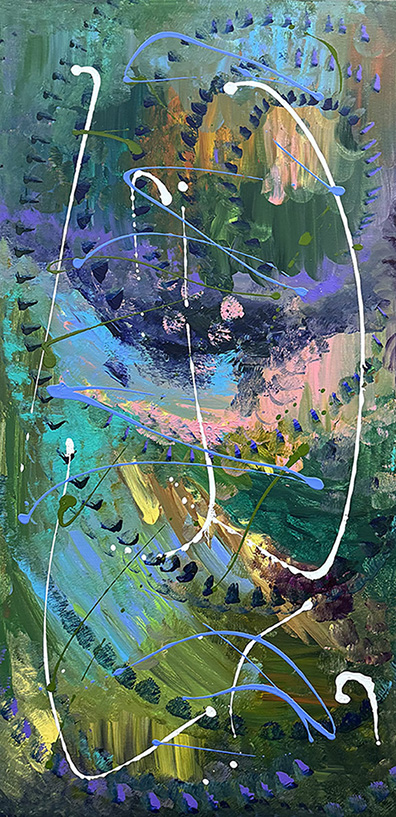 Tideflow (24x48) - Heartful Art by Raphaella Vaisseau