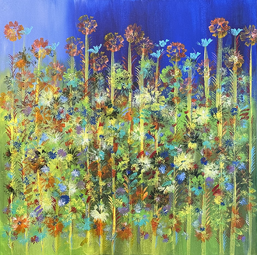 Believing in Spring (30 x 30) - Heartful Art by Raphaella Vaisseau