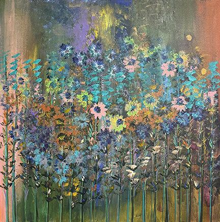 Resonance (30 x 30) - Heartful Art by Raphaella Vaisseau