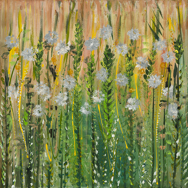 Wheat Fields (30 x 30) - Heartful Art by Raphaella Vaisseau